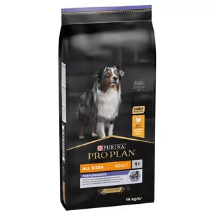 10 / 12 + 2 kg gratis! Purina Pro Plan, karma sucha dla psa, 12 kg / 14 kg - All Size Adult Performance, kurczak i ryż, 14 kg - Sucha karma dla psów - miniaturka - grafika 1