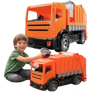 Samochody i pojazdy dla dzieci - Lena Giga Truckies Duża Smieciarka Samochód 64 cm - miniaturka - grafika 1