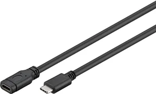 Microconnect USB3.1CC05EX kabel USB USB 3.2 Gen 1 (3.1 Gen 1) 0,5 m USB C Czarny, Srebrny - Kable komputerowe i do monitorów - miniaturka - grafika 1