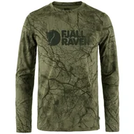 Koszulki sportowe męskie - Koszulka męska Fjällräven Värmland Wool LS M Rozmiar: M / Kolor: zielony - miniaturka - grafika 1