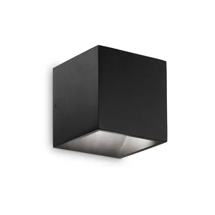 Ideal Lux Kinkiet zewnętrzny RUBIK AP1 D10 czarna 3000K 269320 - Lampy ogrodowe - miniaturka - grafika 1