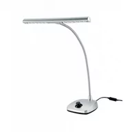 Inne akcesoria muzyczne - K&amp;M 12298-000-63 Lampka LED do Pianina srebrna - miniaturka - grafika 1
