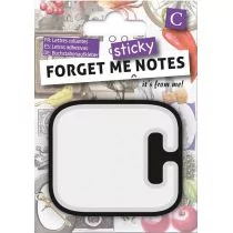 IF Forget me sticky notes kart samoprzylepne litera C - Zakładki do książek - miniaturka - grafika 1