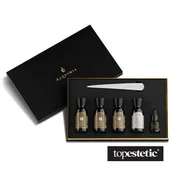 Zestawy kosmetyków damskich - Alqvimia Alqvimia Calm Kit Sepreme Beauty and Spa Experience Zestaw magia spokoju i medytacji 30 ml + 30 ml + 30 ml + 30 ml + 5 ml - miniaturka - grafika 1