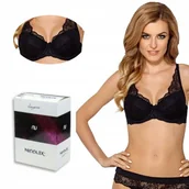 Biustonosze - Nipplex biustonosz push-up Claudia czarny 80C - miniaturka - grafika 1