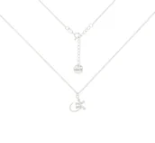 Naszyjniki - Srebrny choker pancerka z jaszczurką - miniaturka - grafika 1