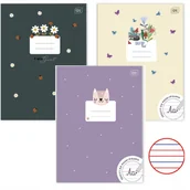 Zeszyty szkolne - INTER ZESZYT ZESZYTY A4 32 , 3 LINIA KOLOROWANA 3X - miniaturka - grafika 1