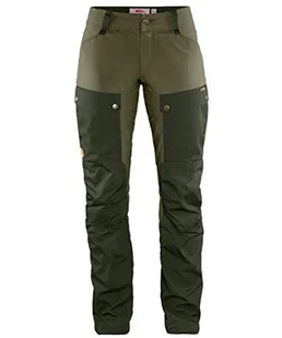 Fjallraven Spodnie damskie Keb Trousers W Reg Deep Forest - laurel Green 36 F89898-Deep Forest-Laurel Green-42 - Spodnie damskie - miniaturka - grafika 1
