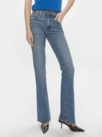 Spodnie damskie - Sisley Jeansy 4WTCLE034 Niebieski Slim Fit - miniaturka - grafika 1