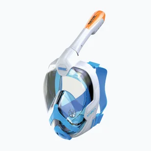 Maska pełnotwarzowa do snorkelingu SEAC Magica white/orange - Maski do nurkowania - miniaturka - grafika 1