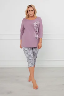 Ibena piżama damska 3/4 rękaw, 3/4 spodnie - Italian Fashion - Piżamy damskie - miniaturka - grafika 1