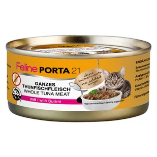 Porta 21 Feline 6 x 156 g - Tuńczyk z surimi - Mokra karma dla kotów - miniaturka - grafika 3