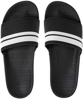 Buty dla chłopców - Quiksilver RIVI SLIDE BLACK/BLACK/WHITE buty męskie - 46EUR - grafika 1