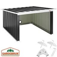 Roboty koszące - Garaż dla kosiarek automatycznych Antracyt 89x90x54cm - miniaturka - grafika 1