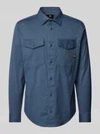 Koszule męskie - Koszula casualowa o kroju slim fit z naszywką z logo - miniaturka - grafika 1