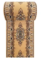 Wycieraczki - Brązowy Klasyczny Chodnik Do Przedpokoju Na Metry H9-A29 - miniaturka - grafika 1