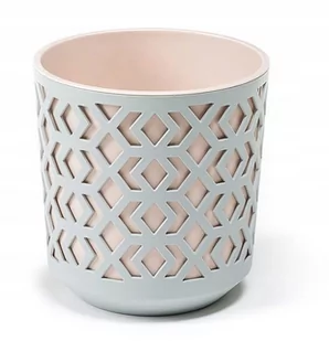 Pigmejka DONICA OSŁONKA AZTEK BIAŁY/JABE 14x14 cm H:15cm - Donice - miniaturka - grafika 1