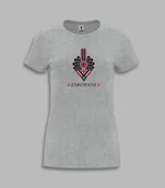 Koszulki i topy damskie - KOSZULKA DAMSKA - PARZENICA ZAKOPANE Szary XXL - miniaturka - grafika 1