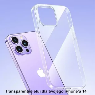 Usams Etui Primary do iPhone 14 Pro Max 6,7" transparent IP14PMYS01 (US-BH798) - Etui i futerały do telefonów - miniaturka - grafika 2