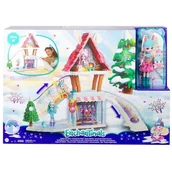 Akcesoria dla lalek - Mattel Enchant Zimowa Chatka Zestaw Gjx50 Wb2 - miniaturka - grafika 1