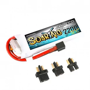 Gens Ace Akumulator Gens Ace Soaring 2200mAh 7.4V 30C 2S1P EC3/XT60/T-Plug GEA22002S30T3 - Akcesoria i części modelarskie - miniaturka - grafika 1