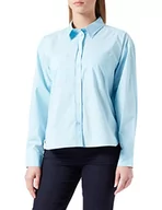 Koszule damskie - Part Two Sadia Relaxed fit Długi rękaw Koszula damska, Kryształowy niebieski, 30 - miniaturka - grafika 1