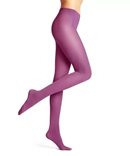 FALKE Pure Matt Rajstopy damskie 50 DEN Półkryjące Szare Czarne Plus Kolory Jednolite Grube, Ciepłe, Matowe, Średni Rozmiar Idealny na jesień lub zimę 1 Para, Fioletowy (Orchid 8776), S - Rajstopy - miniaturka - grafika 1