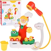 Zabawki do kąpieli - Zabawka Kąpielowa 4w1 Krokodyl Kaczki z Prysznicem - miniaturka - grafika 1