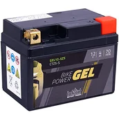 Akumulatory motocyklowe - intAct Bike-Power GEL12-5ZS, CTZ5-S, 12V 4 Ah, 70 A (EN), Wysokiej jakości akumulator motocyklowy GEL o 30% większej mocy rozruchowej, bezobsługowy akumulator żelowy - miniaturka - grafika 1
