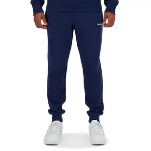 Spodnie dresowe New Balance MP03904NNY - granatowe - Spodnie sportowe męskie - miniaturka - grafika 1
