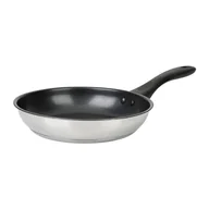 Patelnie - Crealys 535766 Patelnia ze stali nierdzewnej Ø 20 cm Seria ESSENTIAL - Xylan 2 warstwy nieprzywierająca powłoka wewnętrzna bez PFOA - uchwyt odporny na temperaturę - wszystkie palniki, w tym - miniaturka - grafika 1