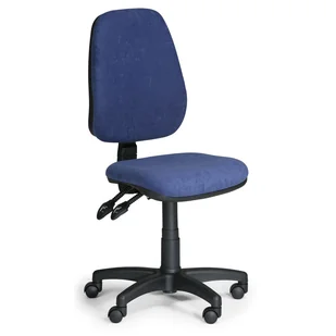 Fotel biurowy, krzesło biurowe EUROSEAT Krzesło biurowe ALEX bez podłokietników - niebieske 300066 - Fotele i krzesła biurowe - miniaturka - grafika 1