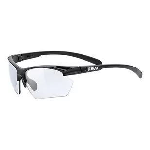 Uvex Sportstyle 802 Small V sportowe okulary przeciwsłoneczne, czarny, jeden rozmiar 5308942201_2201_One Size - Okulary sportowe - miniaturka - grafika 1