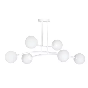 Emibig Halldor lampa wisząca 6-punktowa biała 1025/6 1025/6 - Lampy sufitowe - miniaturka - grafika 2