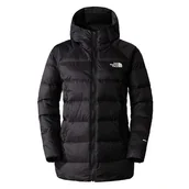 Kurtki i kamizelki sportowe damskie - Kurtka The North Face Hyalite Down Hooded Parka 0A7Z9R4H01 - czarna - miniaturka - grafika 1