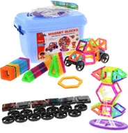 Klocki - Giga Zestaw Klocków Magnetycznych 248el - miniaturka - grafika 1