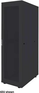 INTELLINET 48,3 cm 19 Zoll Serverschrank Basic Line 36 HE 1766x600x1000mm HxBxT Flatpack Traglast 600kg schwarz 715447 - Szafy rack - miniaturka - grafika 1