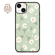 Etui i futerały do telefonów - Stokrotki pistacja - iPhone 13 mini Etui szklane flexible indukcyjne - miniaturka - grafika 1
