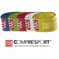 Pozostały sprzęt i akcesoria do ćwiczeń - COMPRESSPORT Chip Strap Pasek na chip Żółty - miniaturka - grafika 1