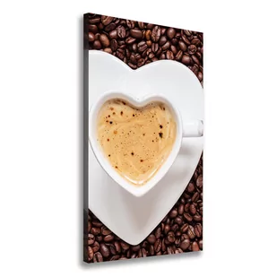 Foto obraz canvas pionowy Filiżanka kawy - Obrazy i zdjęcia na płótnie - miniaturka - grafika 1