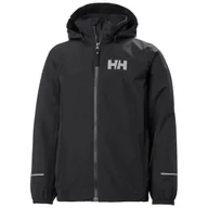Kurtki i płaszcze dla chłopców - Helly Hansen JR Juell, kurtka przeciwdeszczowa, dziecięca, czarna - miniaturka - grafika 1