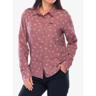 Odzież trekkingowa damska - Koszula podróżnicza damska Columbia Silver Ridge Utility Patterned LS Shirt - miniaturka - grafika 1