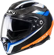 Kaski motocyklowe - HJC, Kask motocyklowy F70 Carbon UBIS MC27, XXL - miniaturka - grafika 1