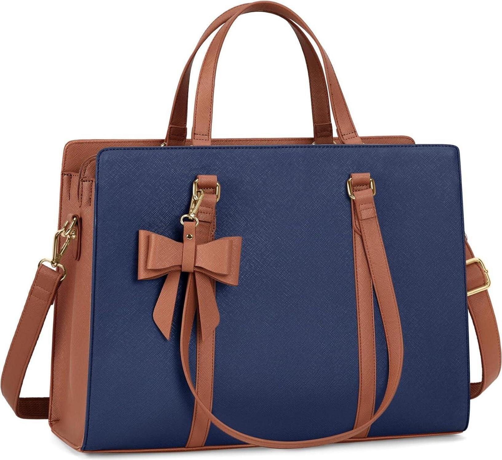 Torebka damska Shopper Czarna torba na laptopa 15,6 calapoliuretan Skórzana torba na ramię Business School