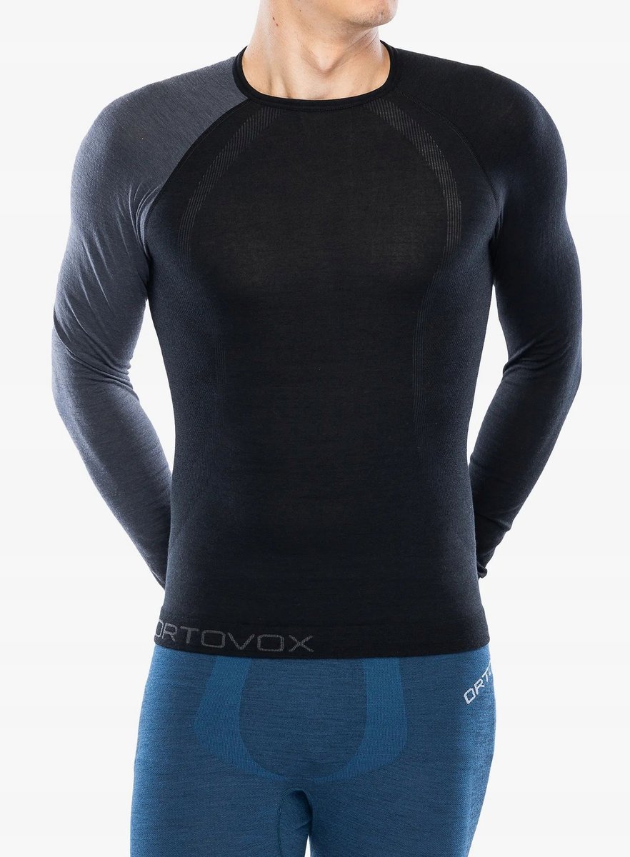 Ortovox 120 Comp Light Long Sleeve damska bluza termoaktywna - black raven
