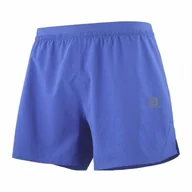 Spodnie sportowe damskie - Spodenki Salomon Cross 5'' No Liner Nautical Blue - miniaturka - grafika 1