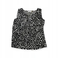 Bluzki damskie - Bluzka damska na szerokich ramiączkach Calvin Klein M - miniaturka - grafika 1