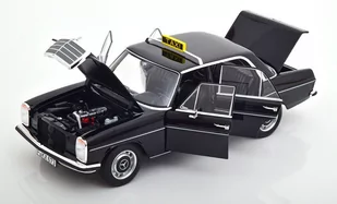 Norev Mercedes Benz 200 W115 Taxi 1968 Black 1:18 183776 - Samochody i pojazdy dla dzieci - miniaturka - grafika 1