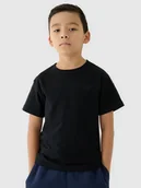 Koszulki dla dziewczynek - 4F T-shirt gładki (2-pack) dziecięcy - multikolor 158/164 (12-14 lat) - miniaturka - grafika 1