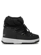 Buty dla dziewczynek - Moon Boot Śniegowce Jr Girl Low Nylon Wp 34051800001 Czarny - miniaturka - grafika 1